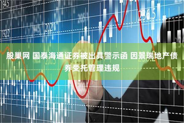 股巢网 国泰海通证券被出具警示函 因景瑞地产债券受托管理违规
